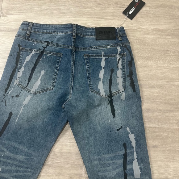 **NEW** Sneaks Streetwear Jeans sz 34x32 - Picture 5 of 6